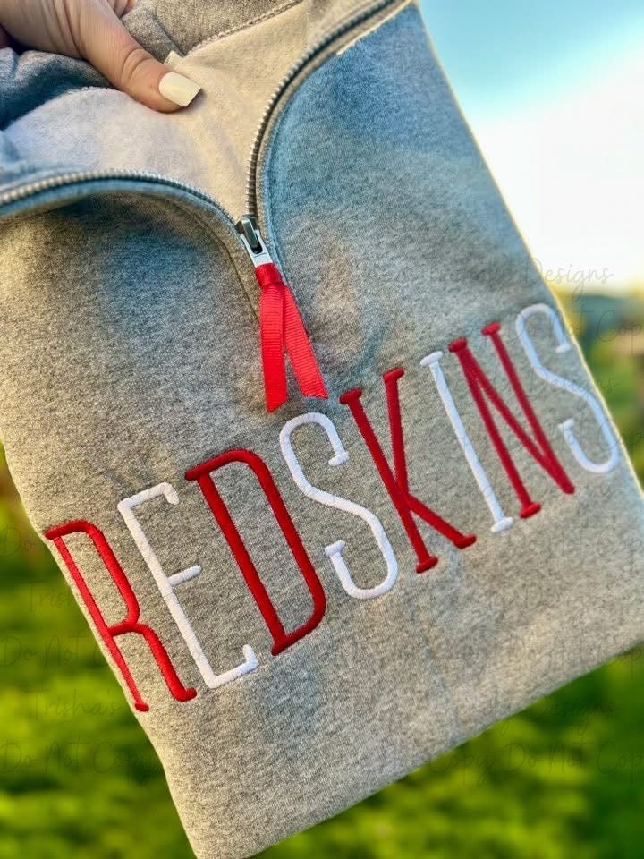 Mascot quarter zips