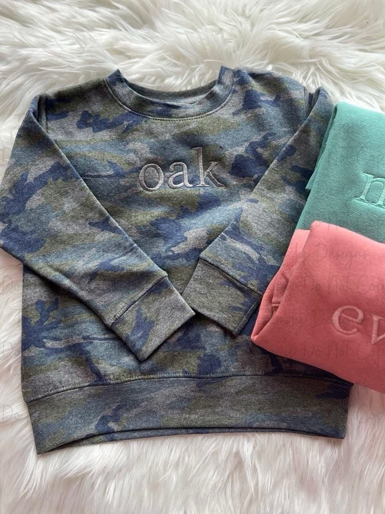 PREORDER: Embroidered KIDS CREWS