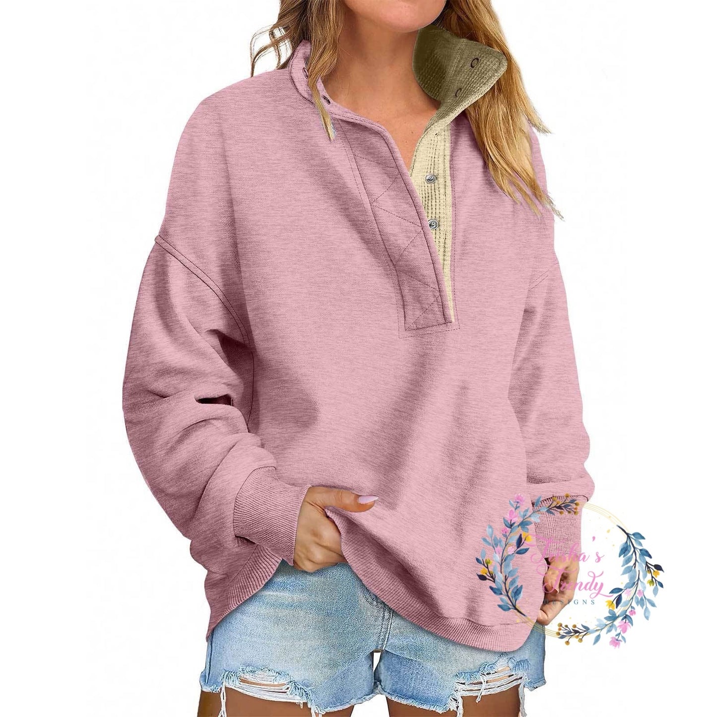 PREORDER: Alexah Waffle Henley