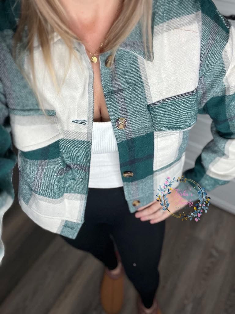 PREORDER: RERUN The Frannie Mid-Crop Flannel