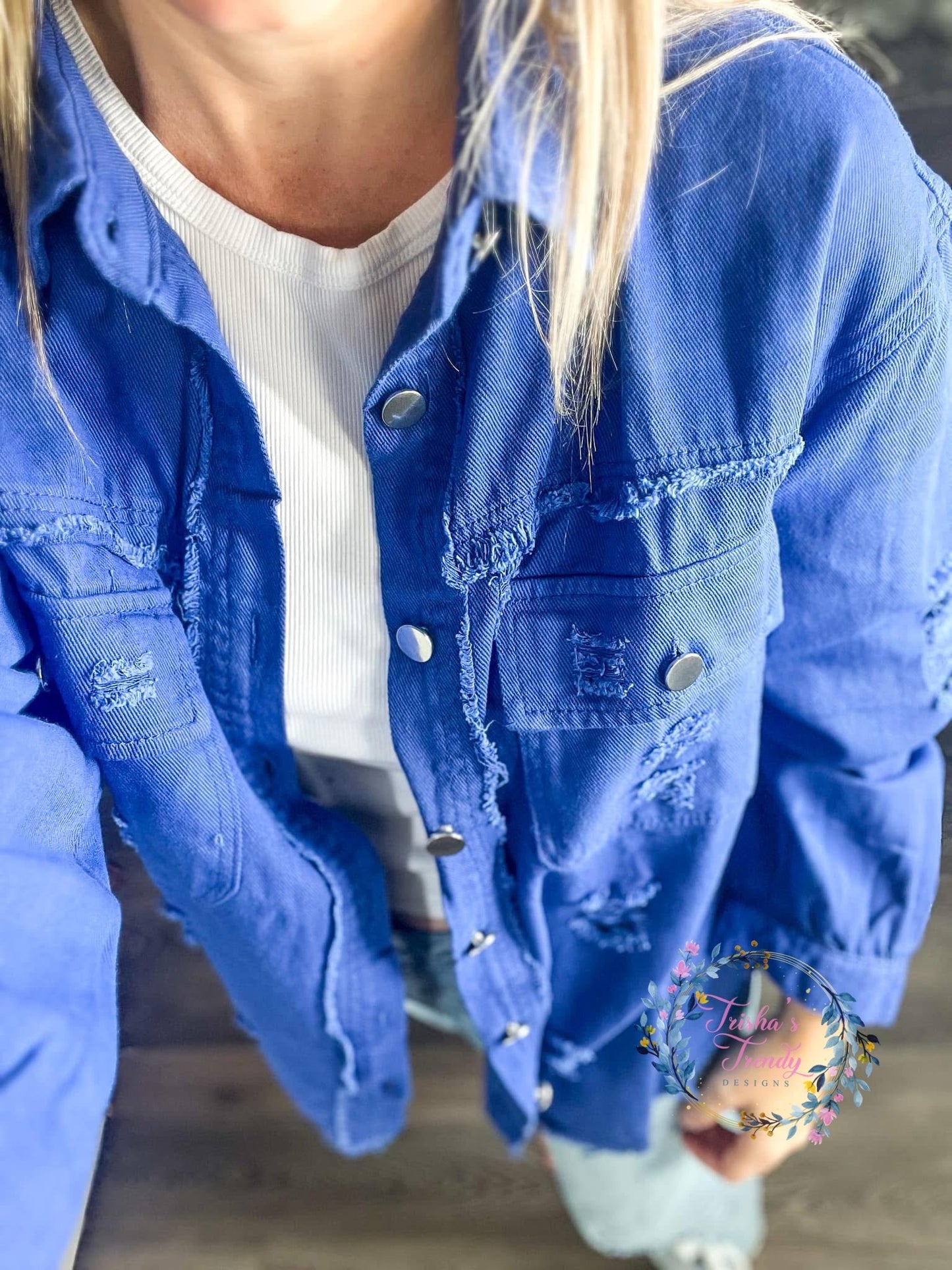 PREORDER: The Jenny Destressed Shacket