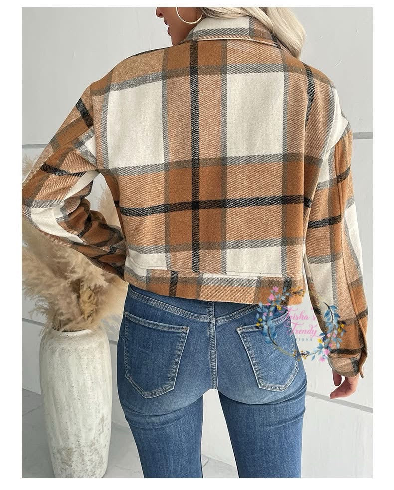 PREORDER: RERUN The Frannie Mid-Crop Flannel