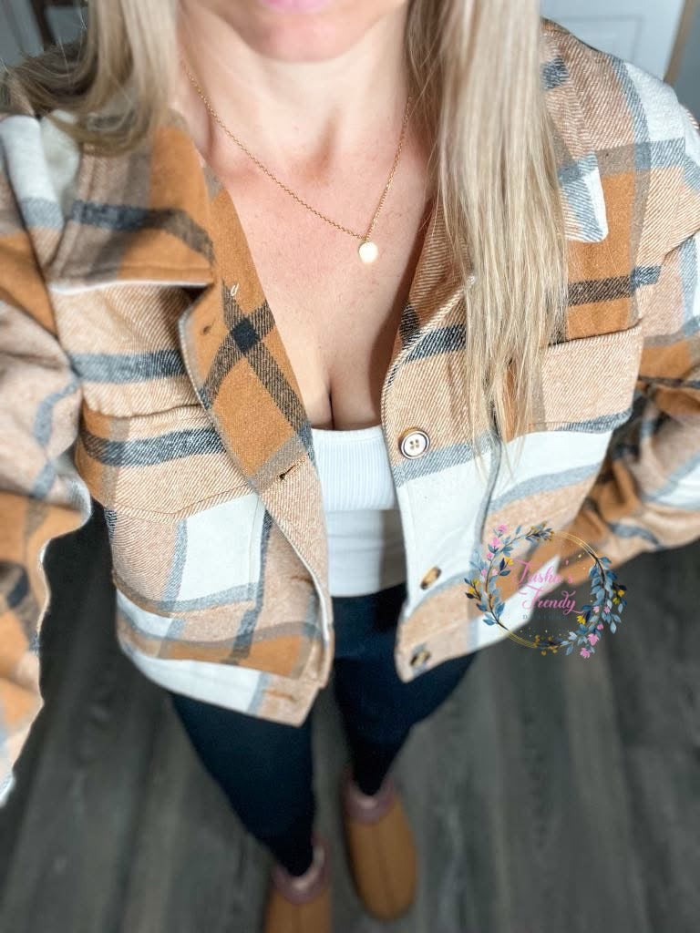 PREORDER: RERUN The Frannie Mid-Crop Flannel