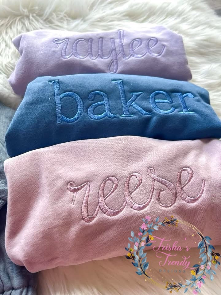 PREORDER: Embroidered Onesies