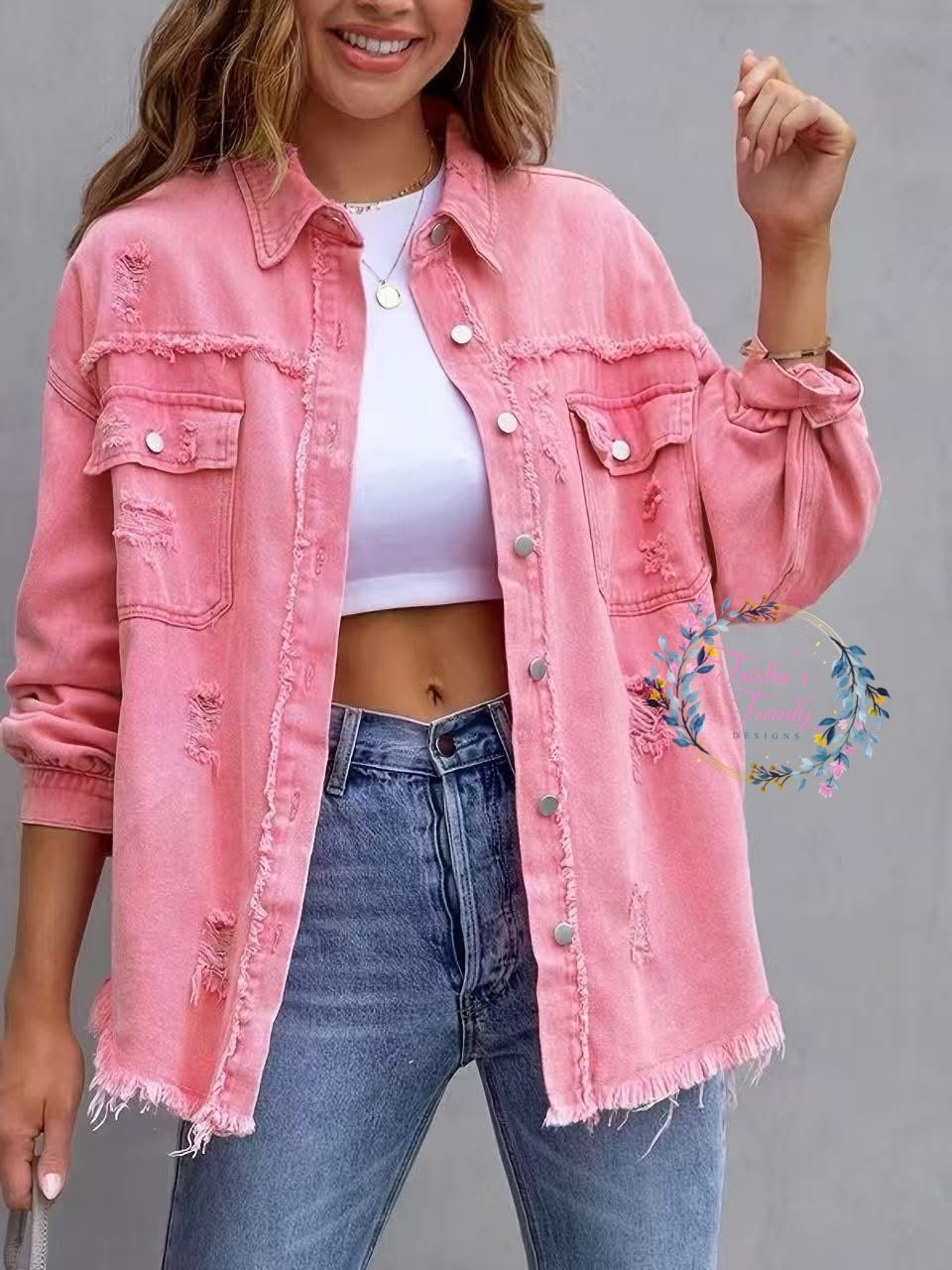 PREORDER: The Jenny Destressed Shacket