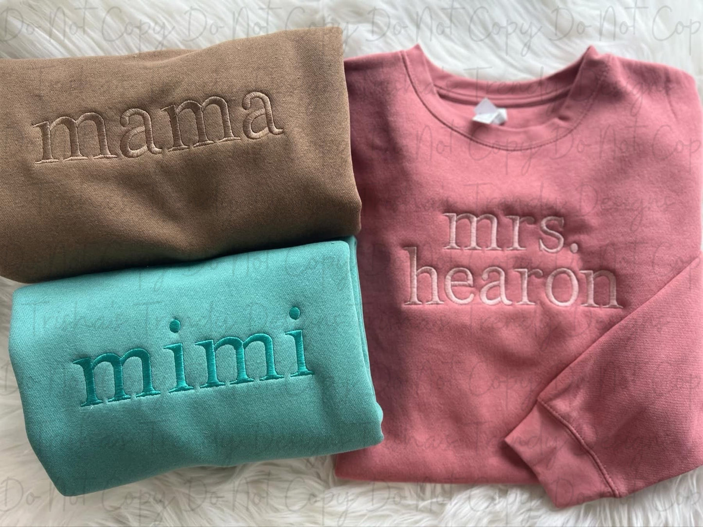 PREORDER: Embroidered KIDS CREWS