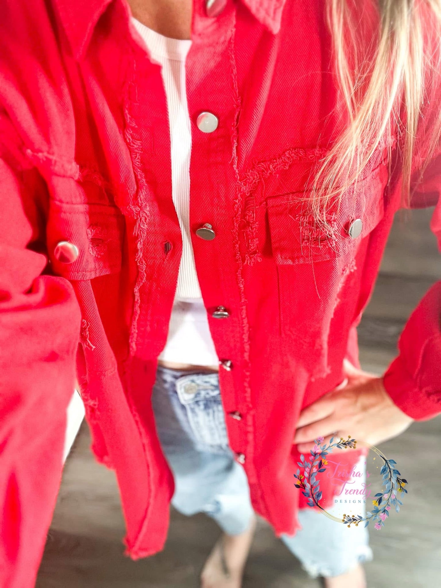 PREORDER: The Jenny Destressed Shacket