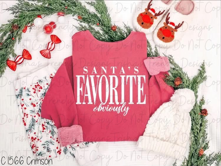 Santa’s favorite obviously