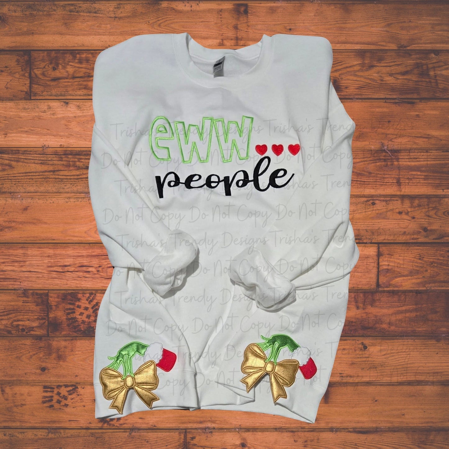 Eww people long sleeve or sweatshirt comes with side bows