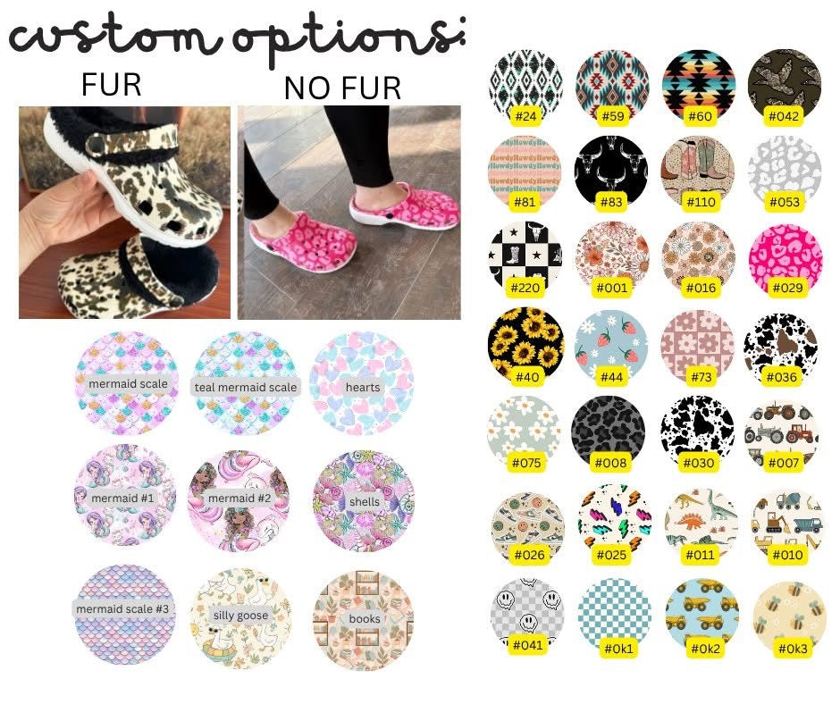 PREORDER: CUSTOM design kids EVA SLIP ON