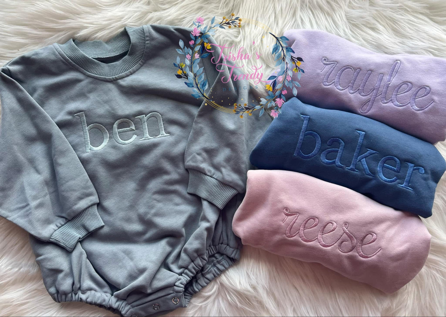 PREORDER: Embroidered Onesies