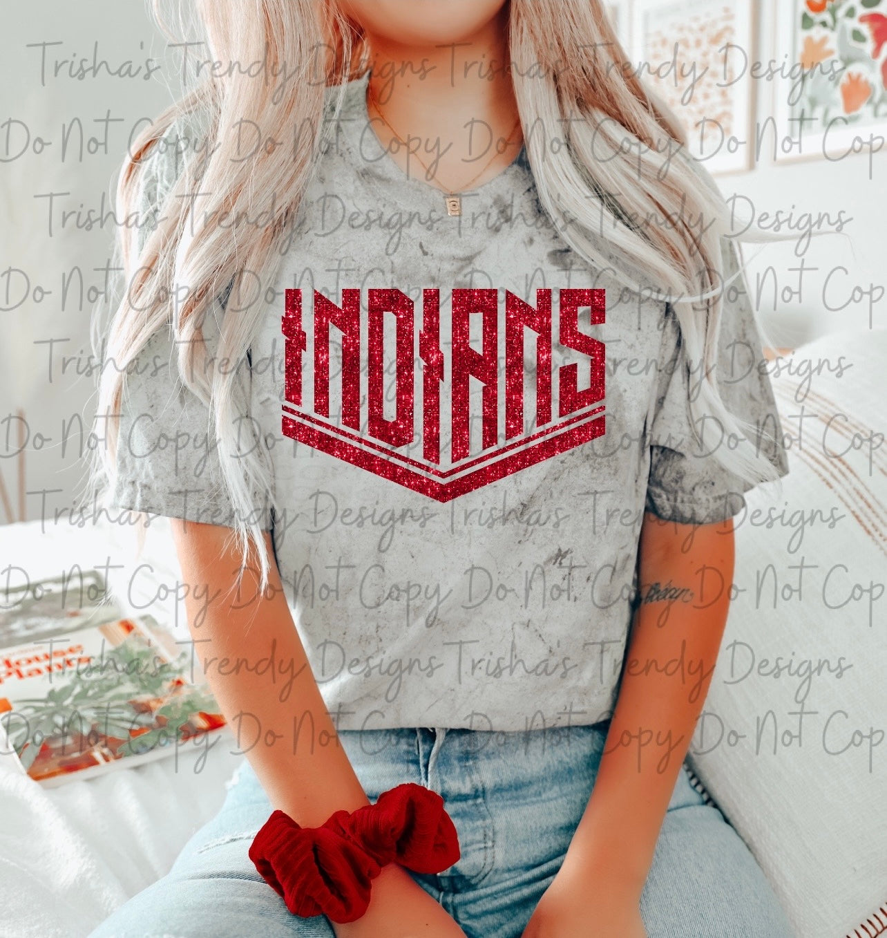 Indians glitter effect