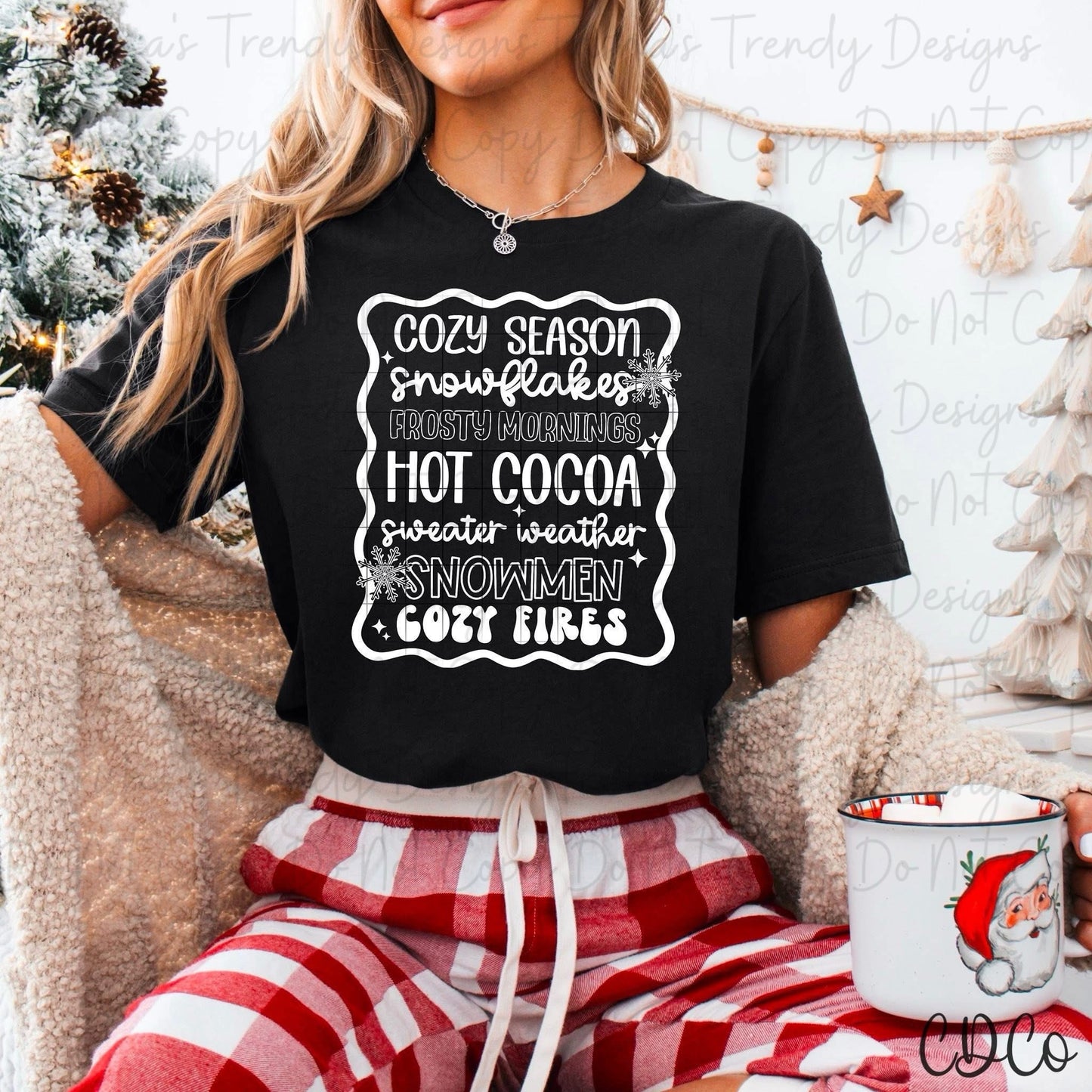 Cozy season snowflakes frosty mornings