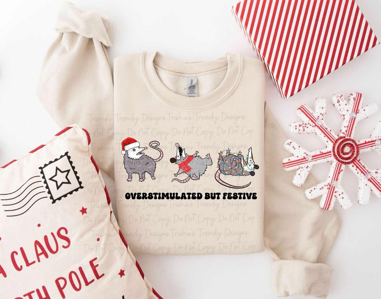 Overstimulated but festive