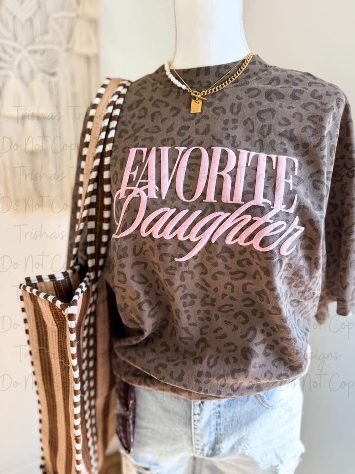 Favorite daughter leopard tee 2.17
