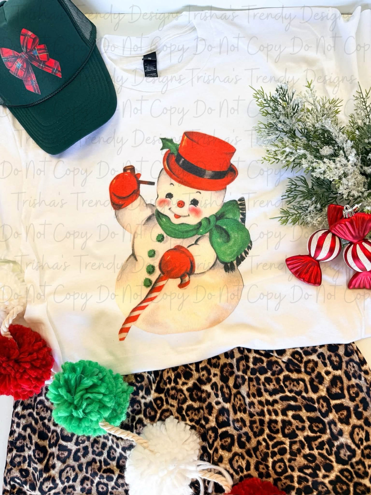 Vintage snowman