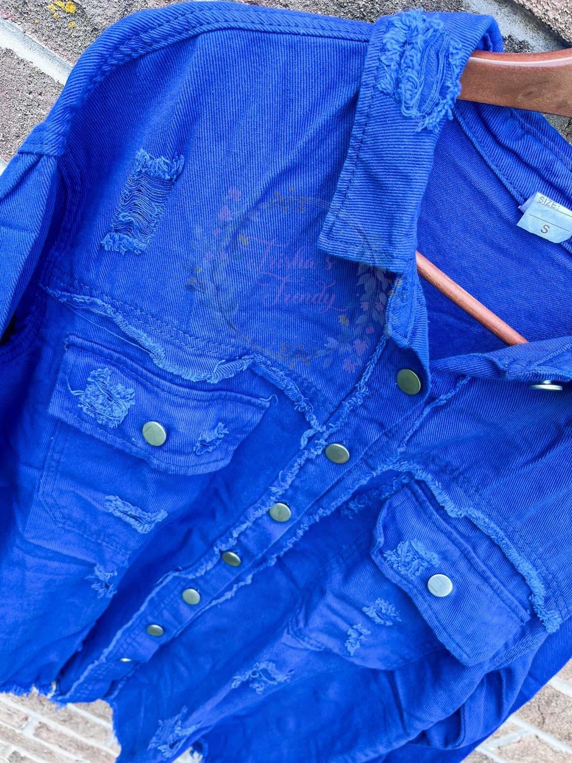 PREORDER: The Jenny Destressed Shacket