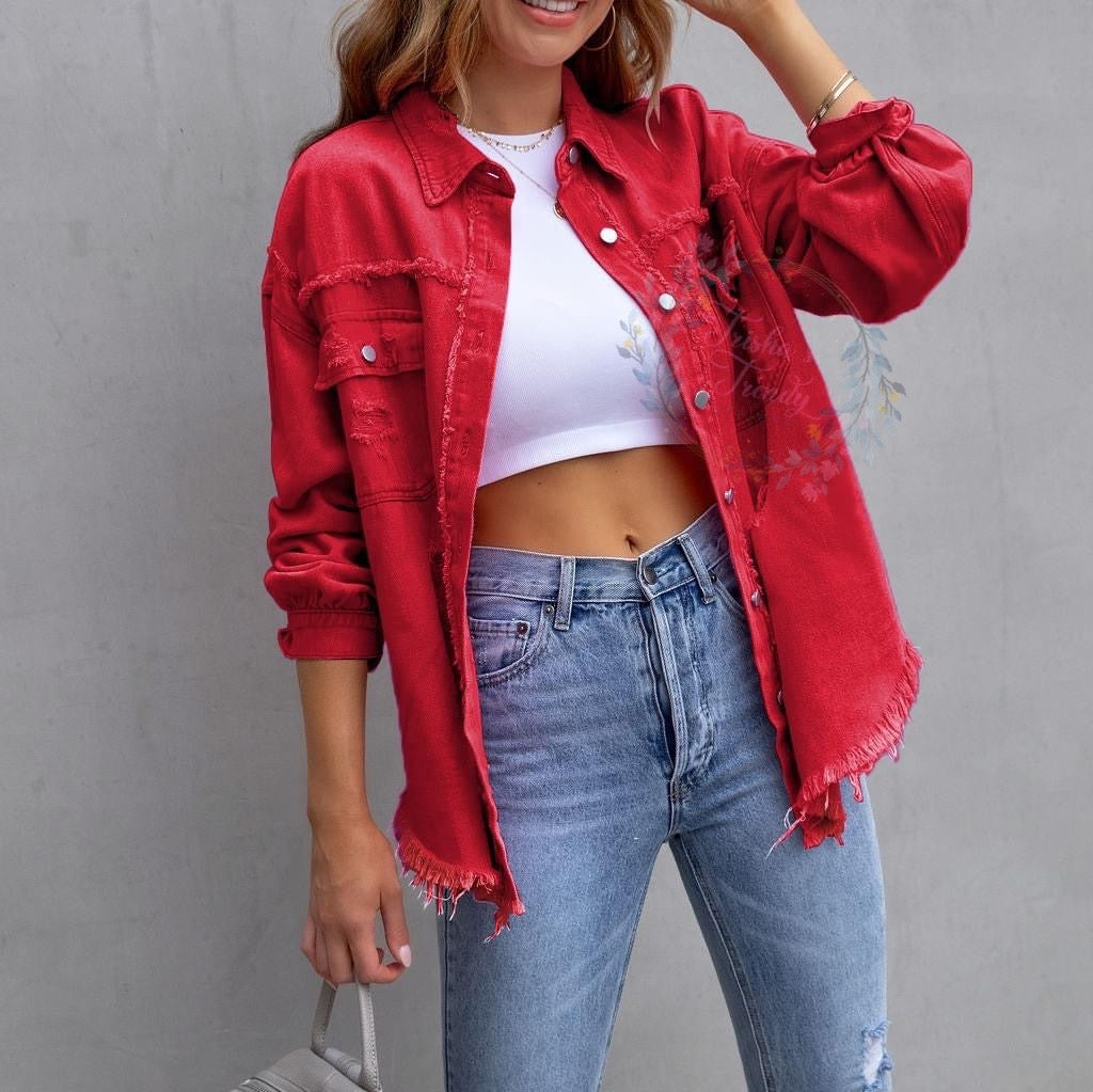 PREORDER: The Jenny Destressed Shacket