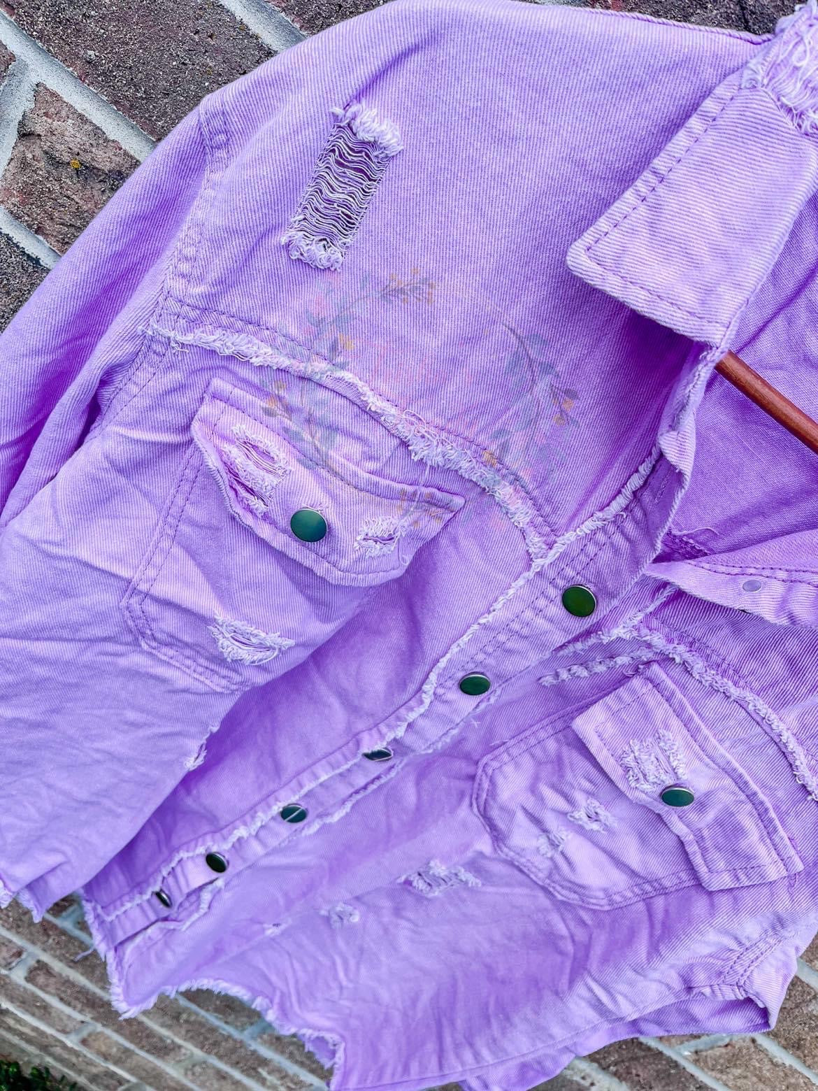 PREORDER: The Jenny Destressed Shacket