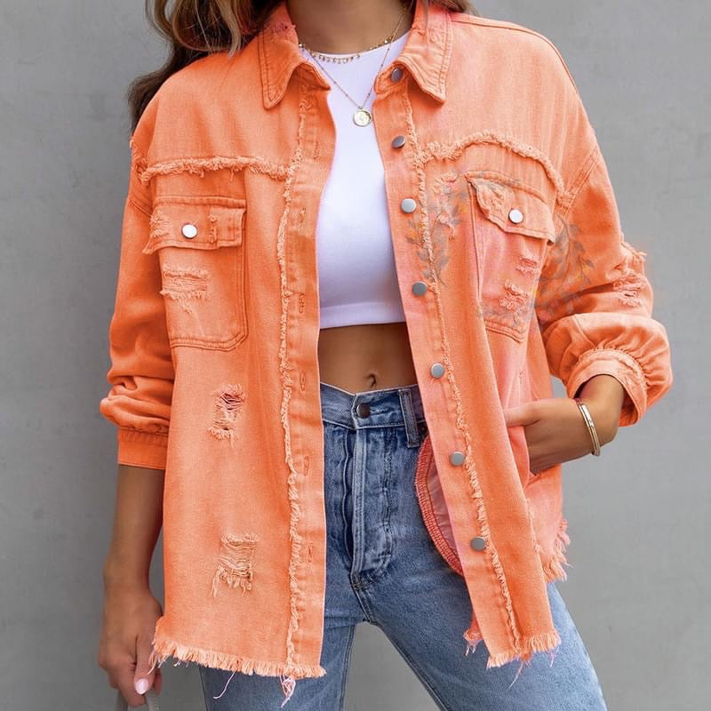PREORDER: The Jenny Destressed Shacket