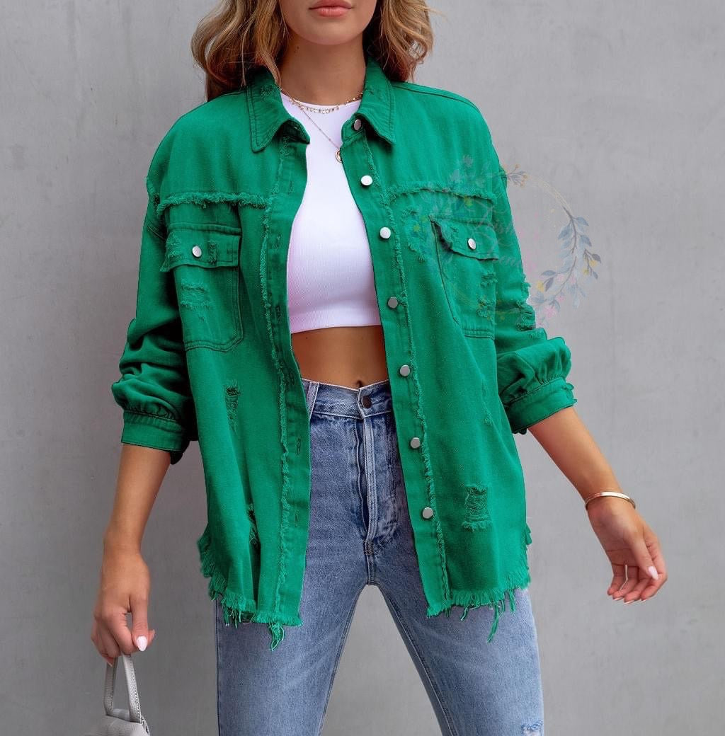 PREORDER: The Jenny Destressed Shacket