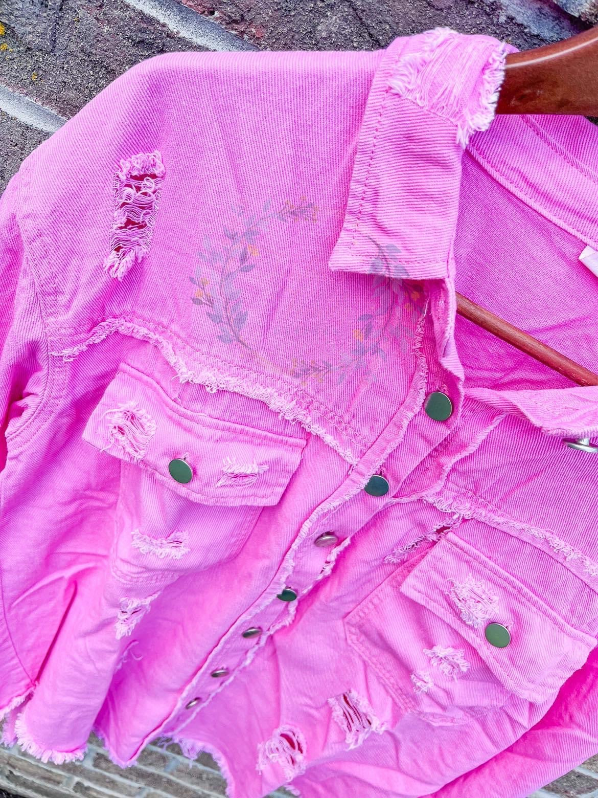 PREORDER: The Jenny Destressed Shacket