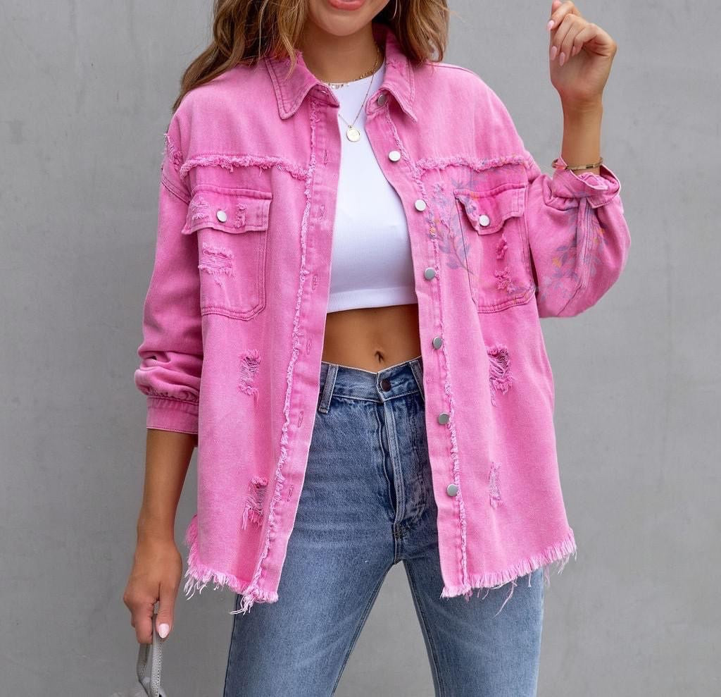 PREORDER: The Jenny Destressed Shacket