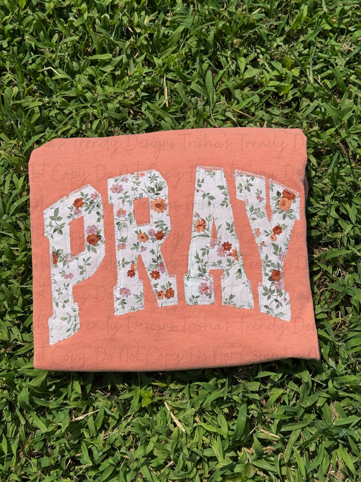 Fall Pray embroidered