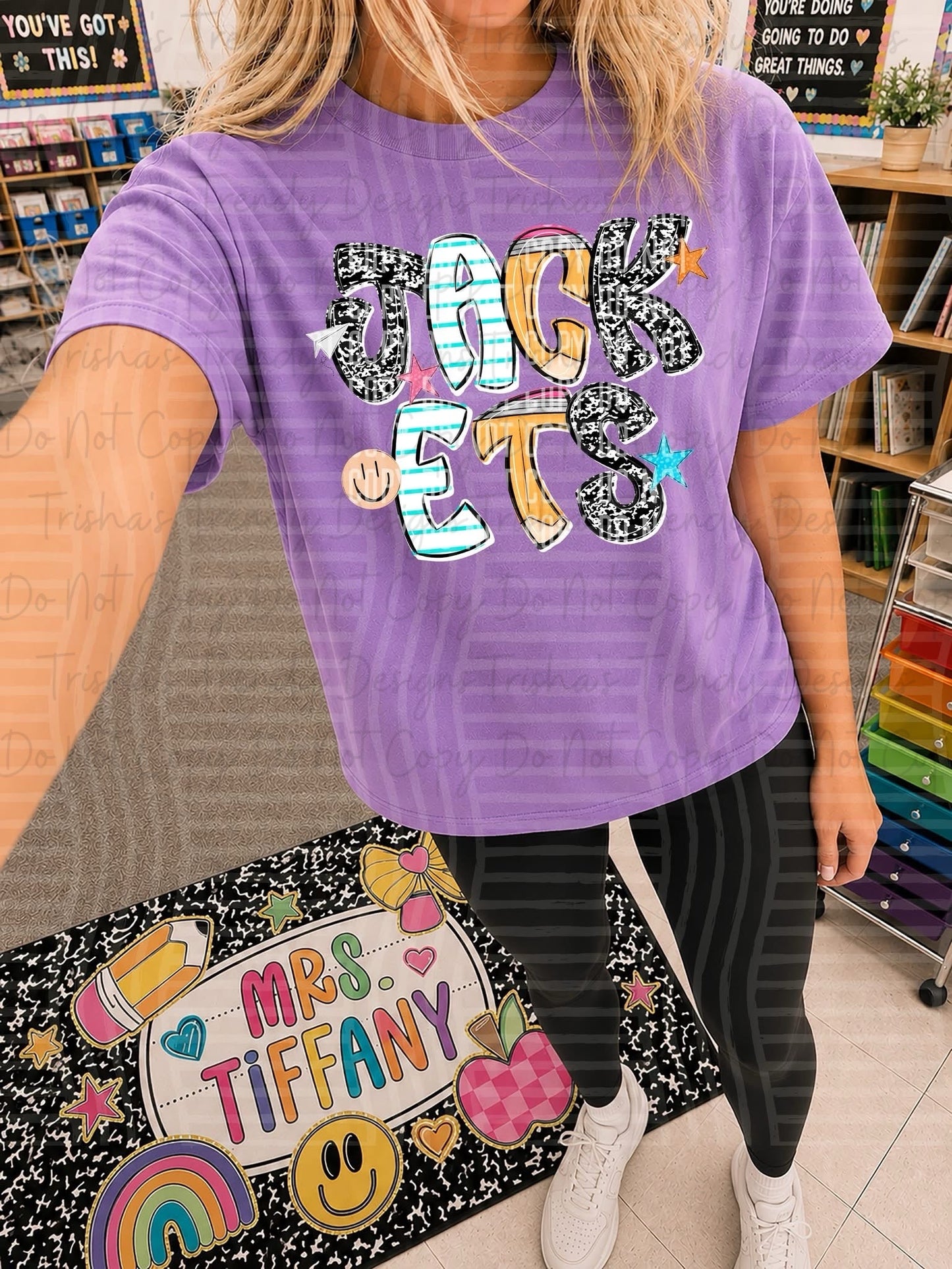 Custom school tee