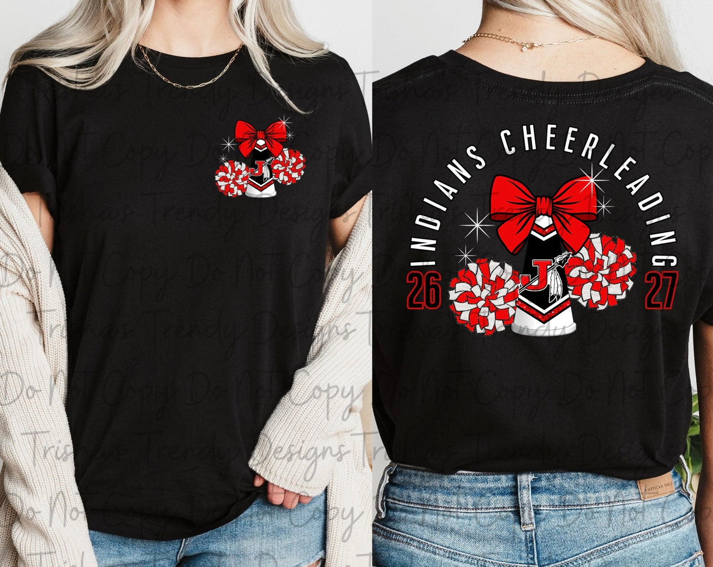 Indians cheerleading