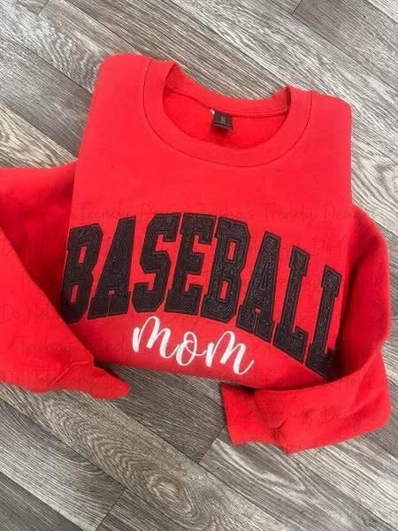 Custom glitter appliqué sports shirt