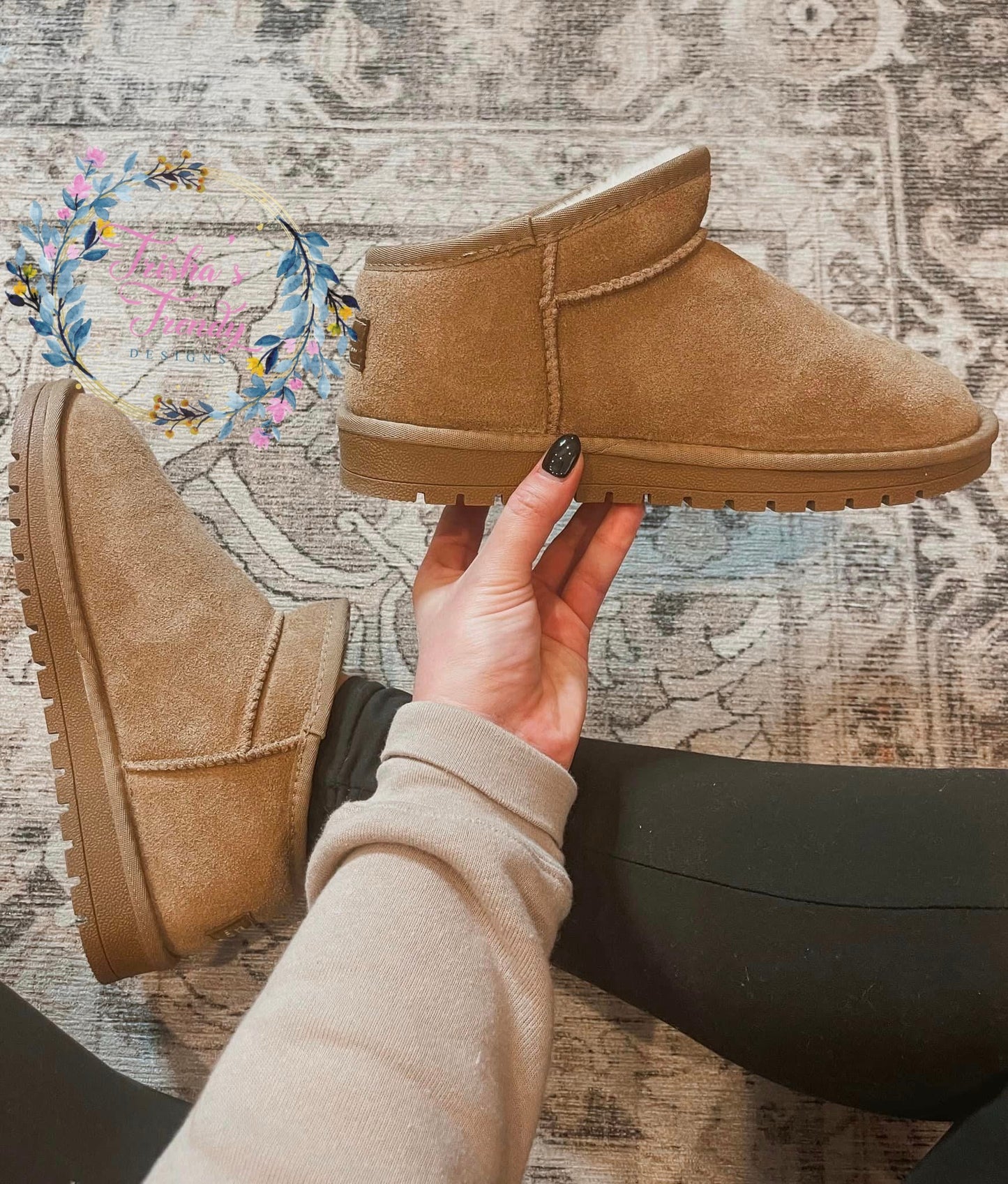 Preorder: Faux Fur Lined Shortie Boots