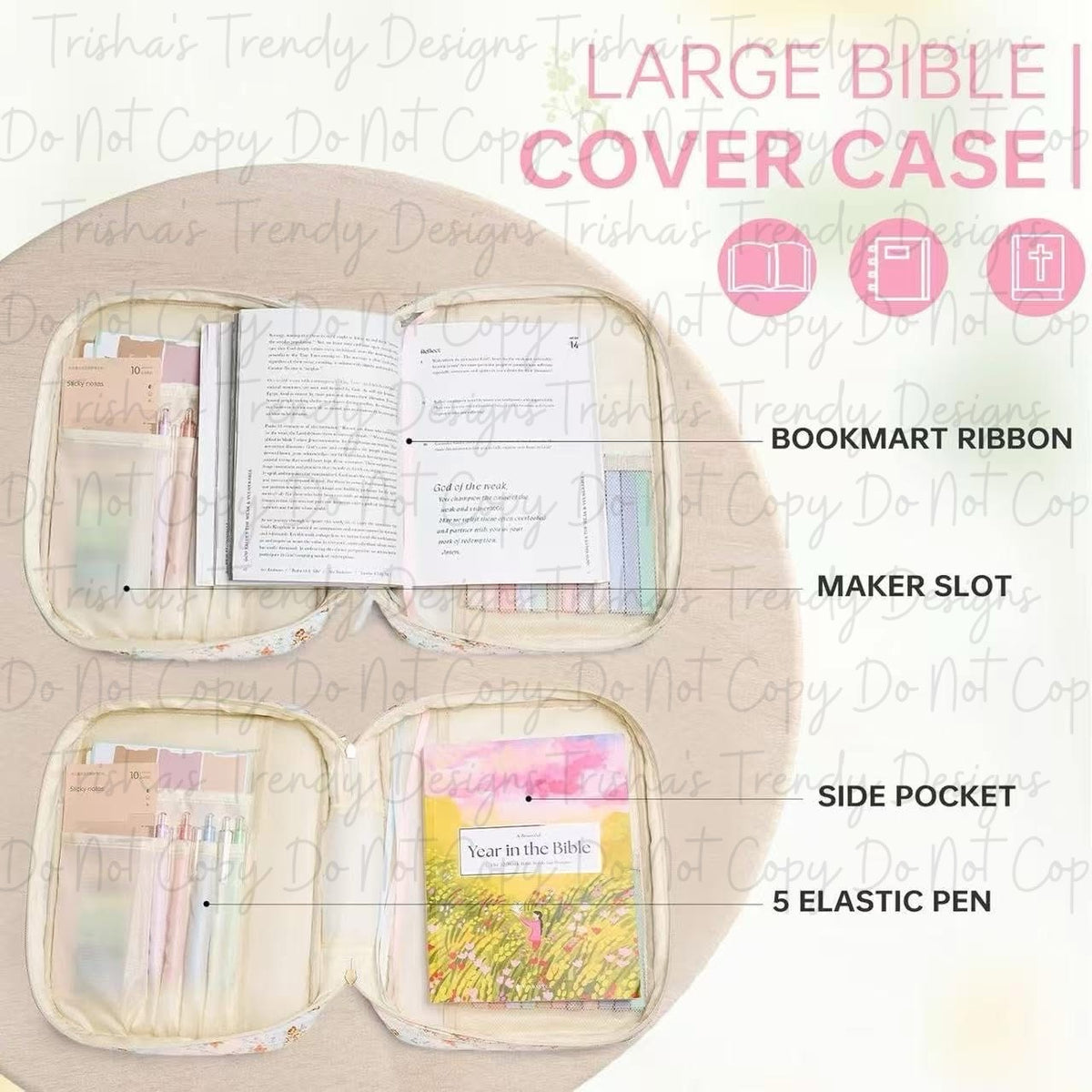 Preorder: Custom Embroidered Bible Cases