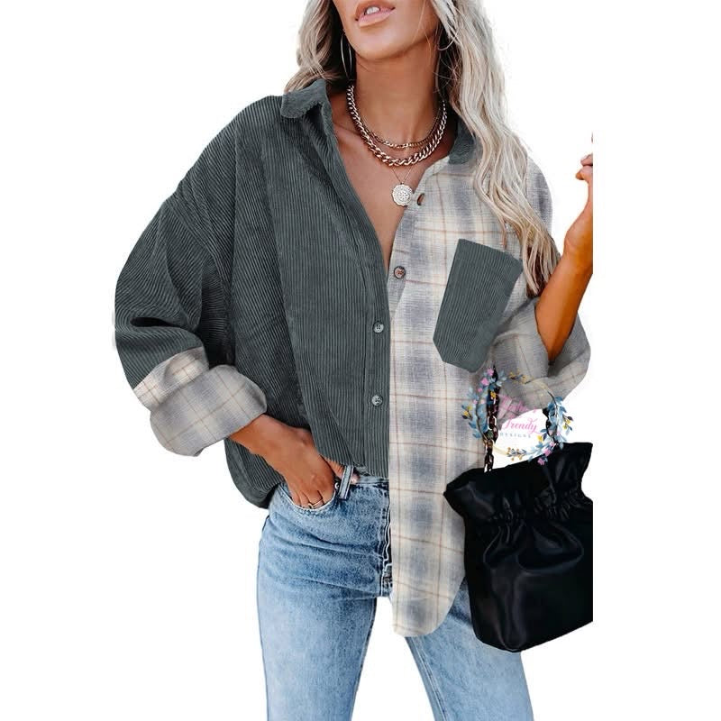 PREORDER: The Amelia Patchwork Shacket