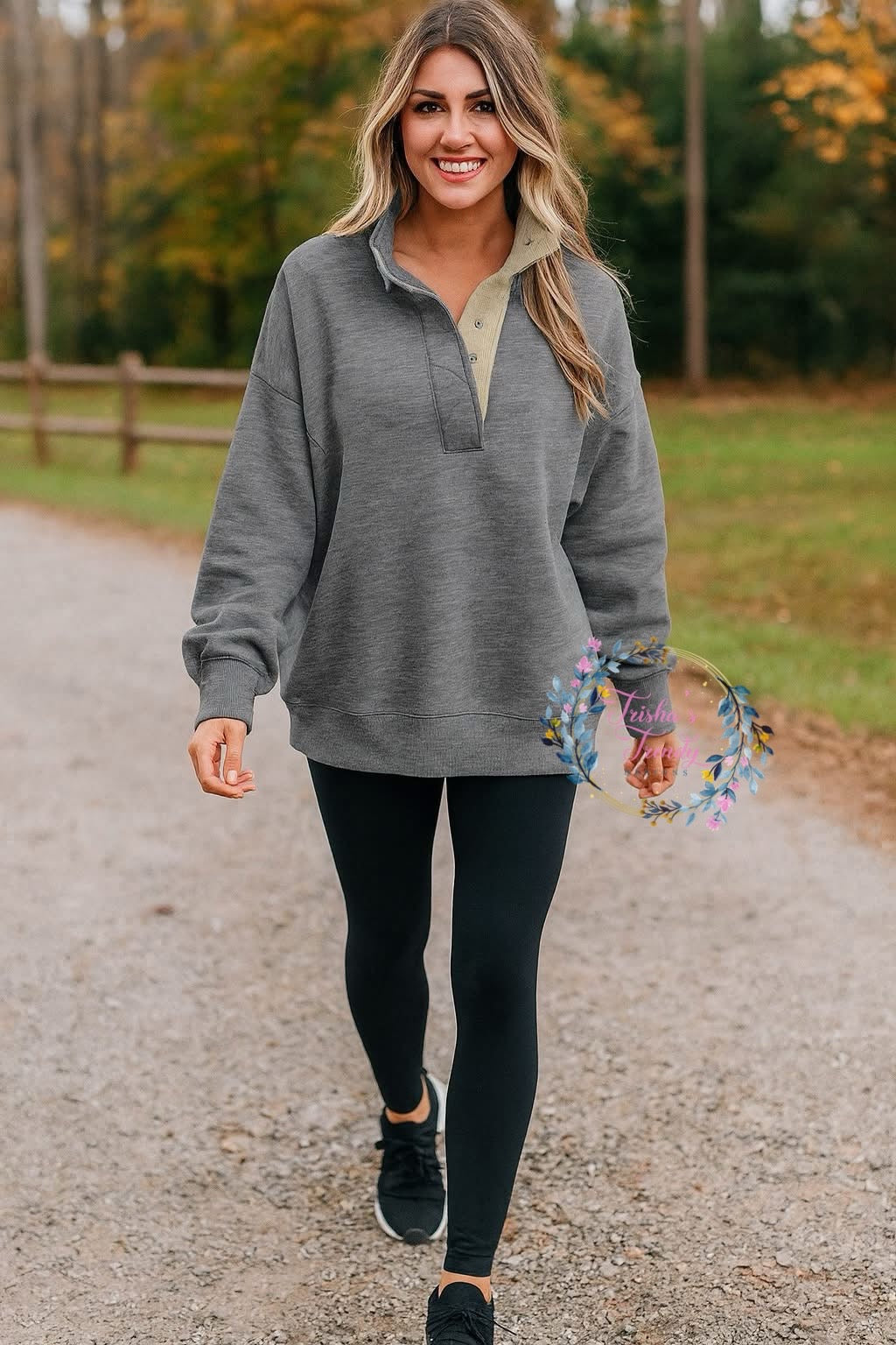 PREORDER: Alexah Waffle Henley