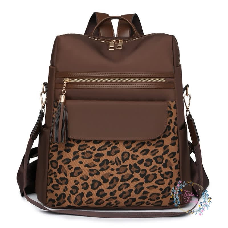 PREORDER: Two Tone Leopard Backpacks