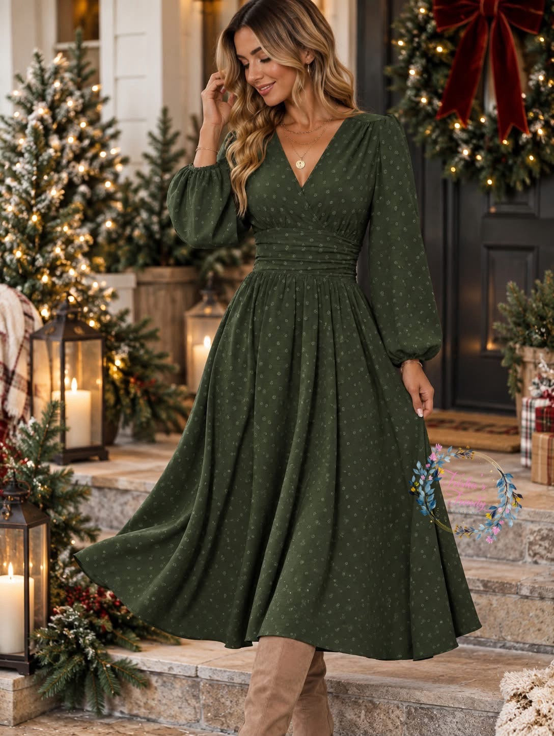 PREORDER: The Holiday Charm Dress