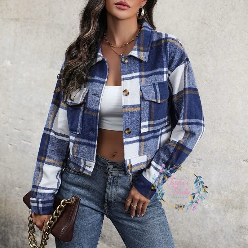 PREORDER: RERUN The Frannie Mid-Crop Flannel