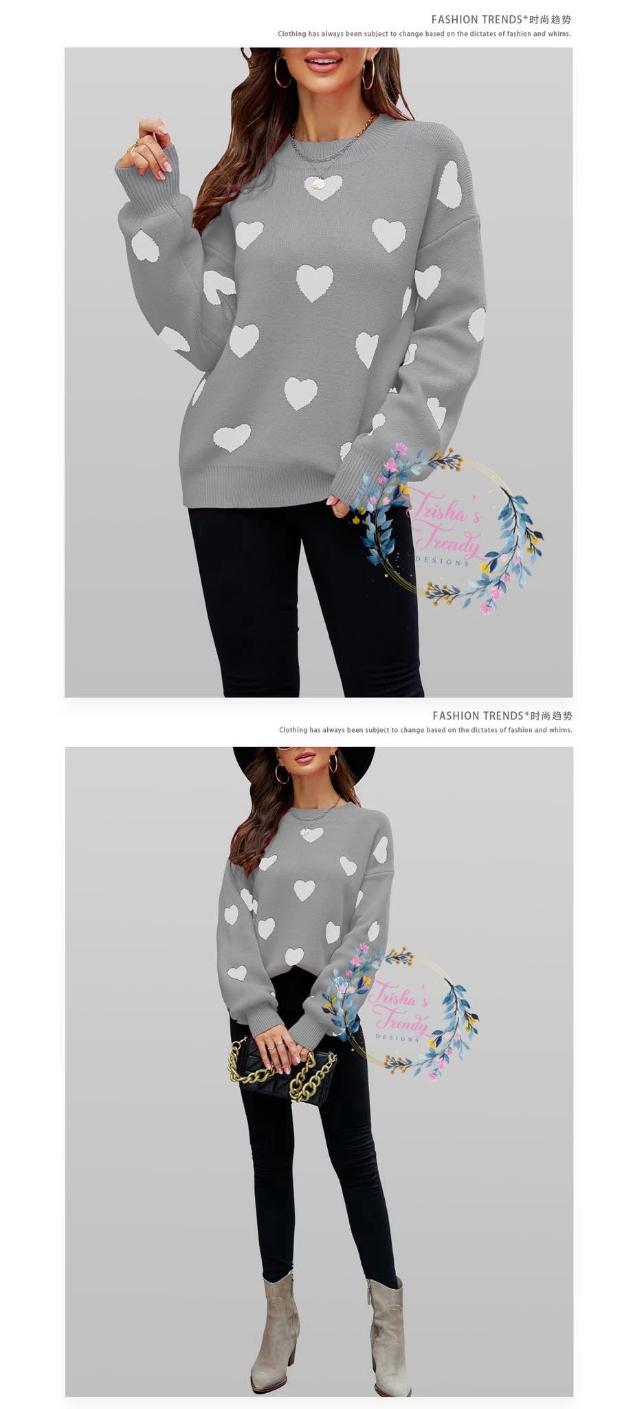 PREORDER: The Hearts All Over Sweater