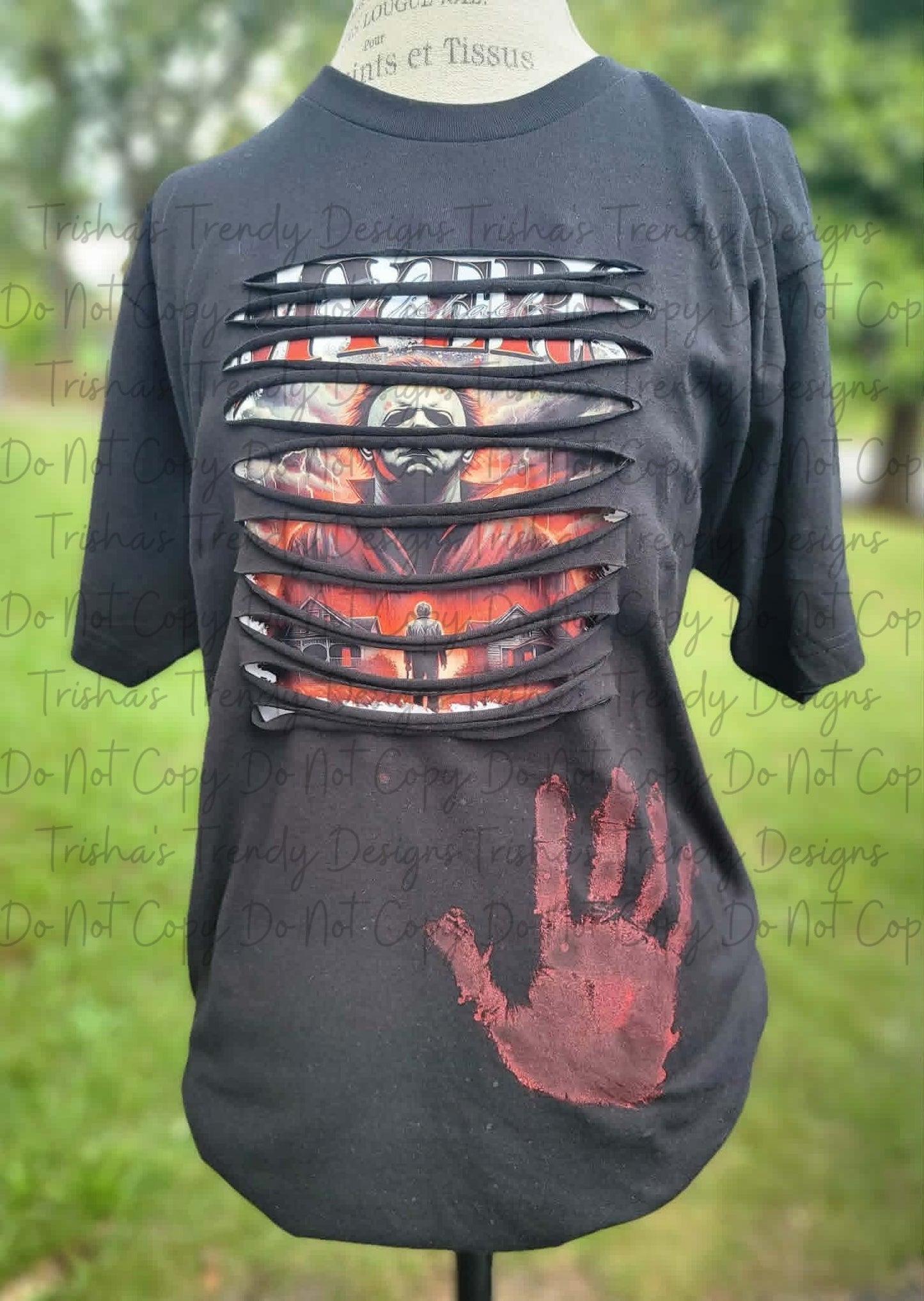 Spooky ripped tee