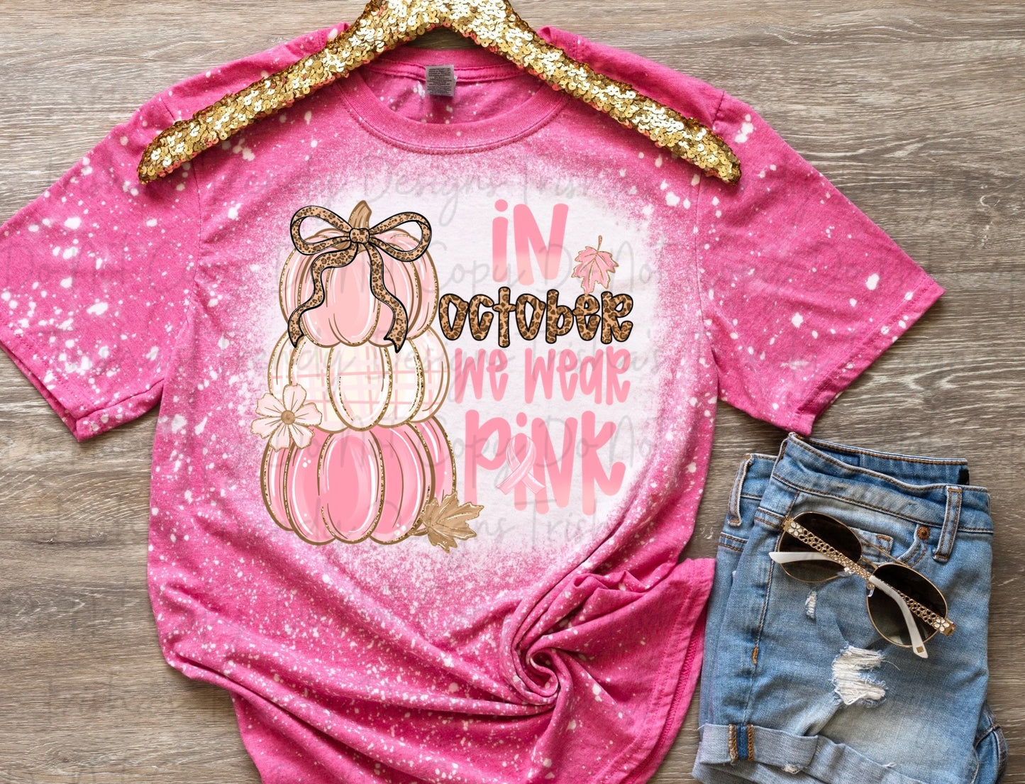 In October we wear pink