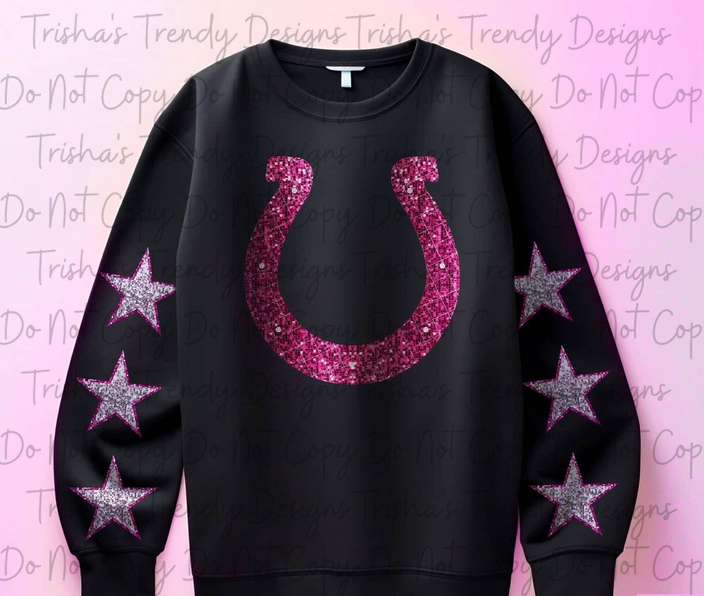 Pink glitter football