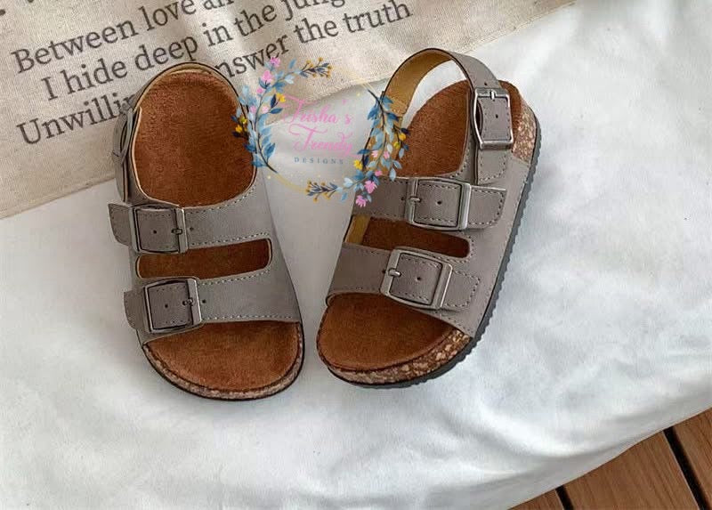 PREORDER: Double Buckle Kids Sandals RERUN