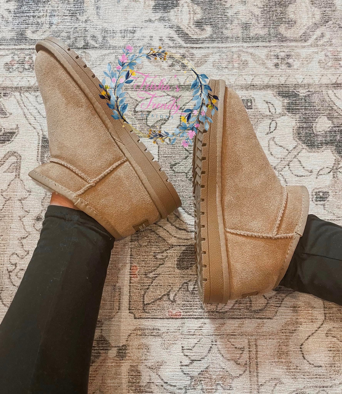 Preorder: Faux Fur Lined Shortie Boots