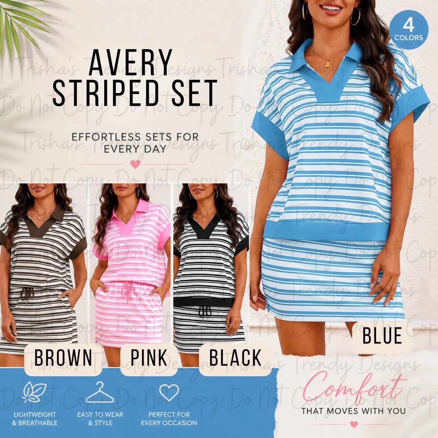 PREORDER: Avery Striped Set