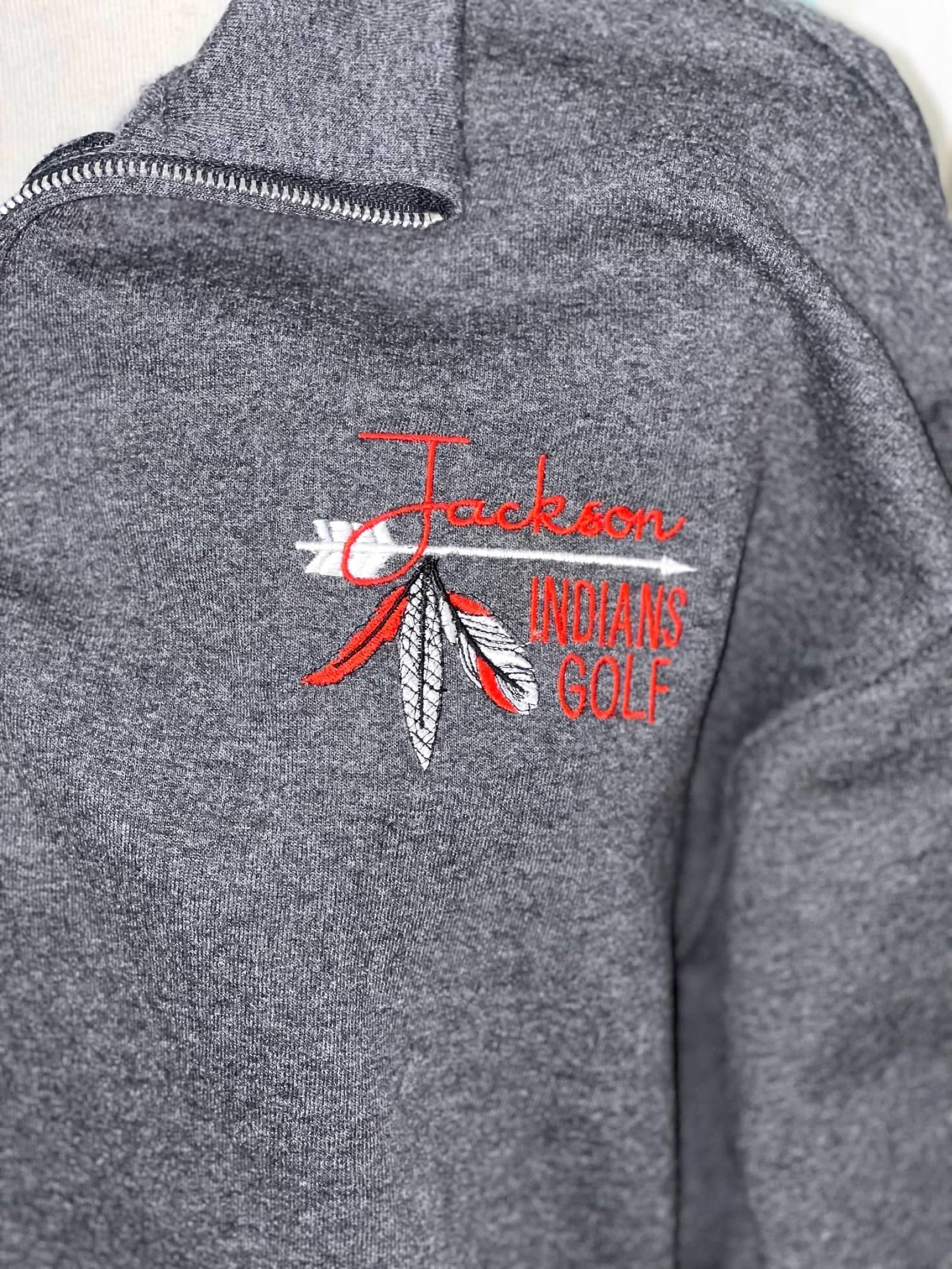 Jackson golf pocket embroidery