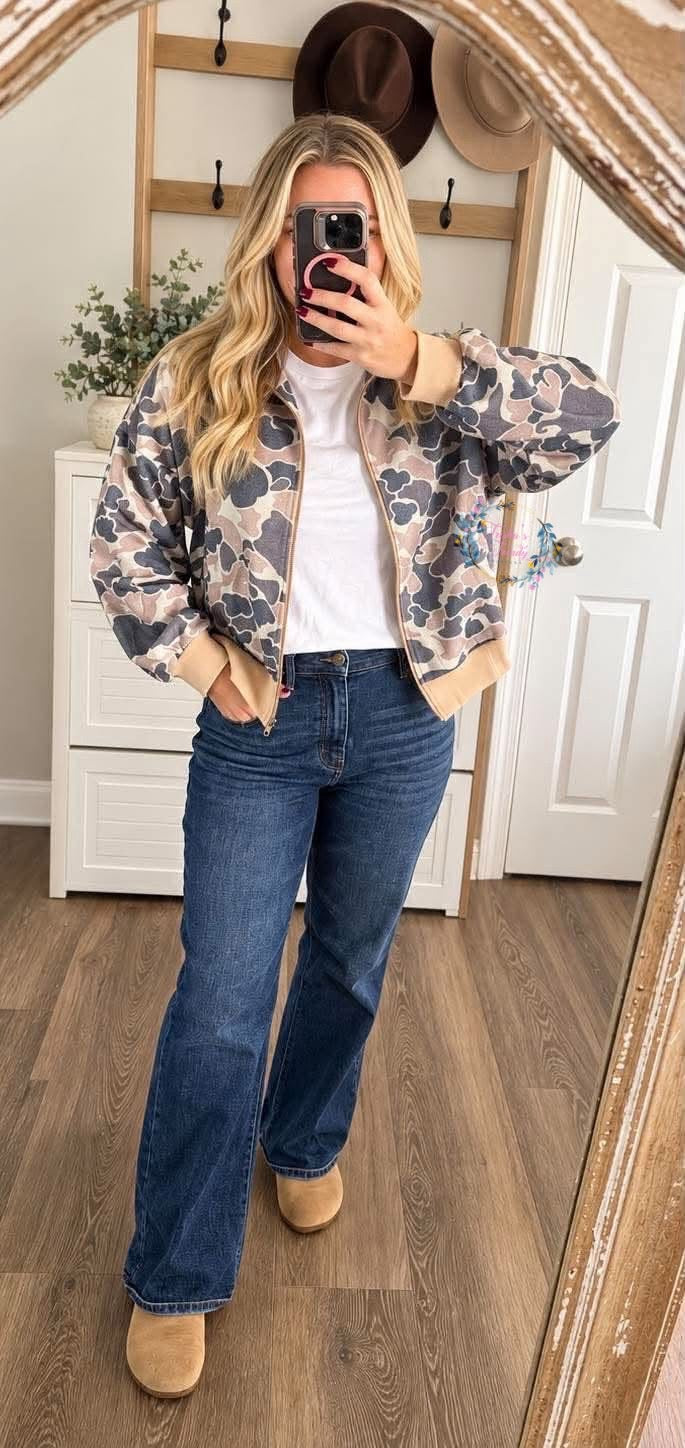 PREORDER: Camo Bomber Jacket RERUN