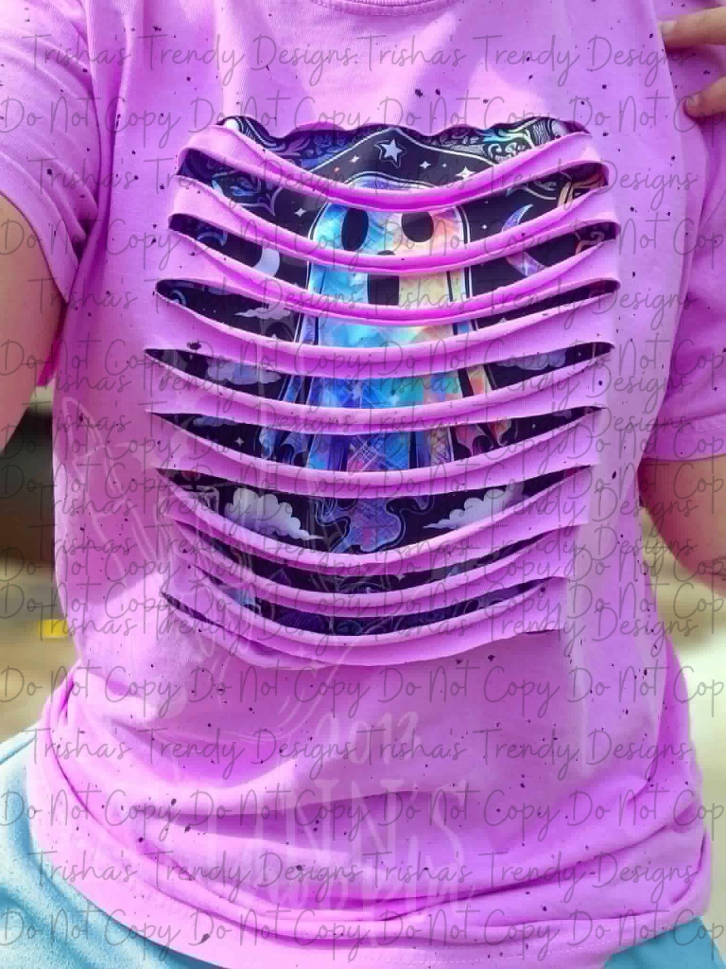 Spooky ripped tee