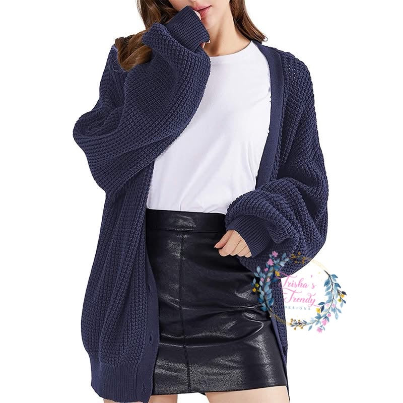 PREORDER: Slouchy Knit Cardi