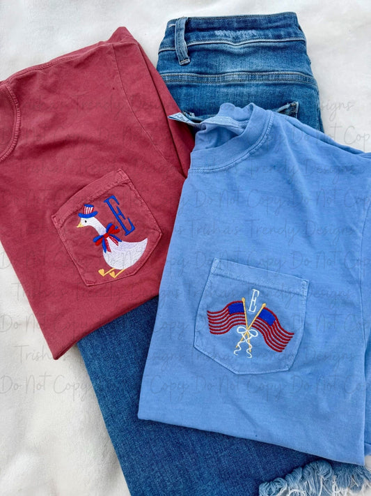Patriotic pocket tee 🇺🇸